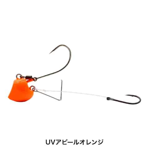 Hayabusa（ハヤブサ） 無双真鯛 貫撃カブラII 8号 UVアピールオレンジ