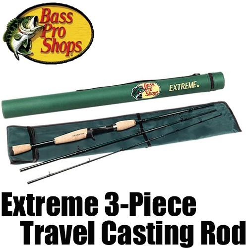 バス プロ ショップス エクストリーム 3ピースパックロッド ベイト Extreme 3 Piece Travel Casting Rod 舶来釣具専門店ネスト 通販 Yahoo ショッピング