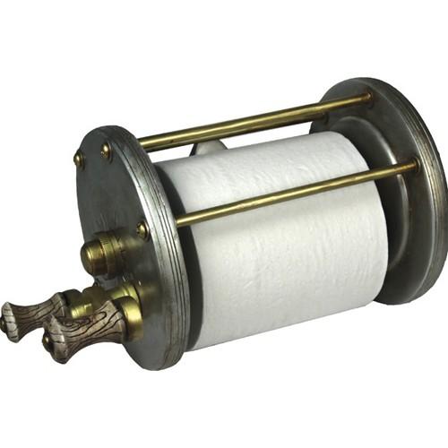 リバースエッジ アンティーク リール トイレットペーパー ホルダー Antique Fishing Reel TP Holder 474