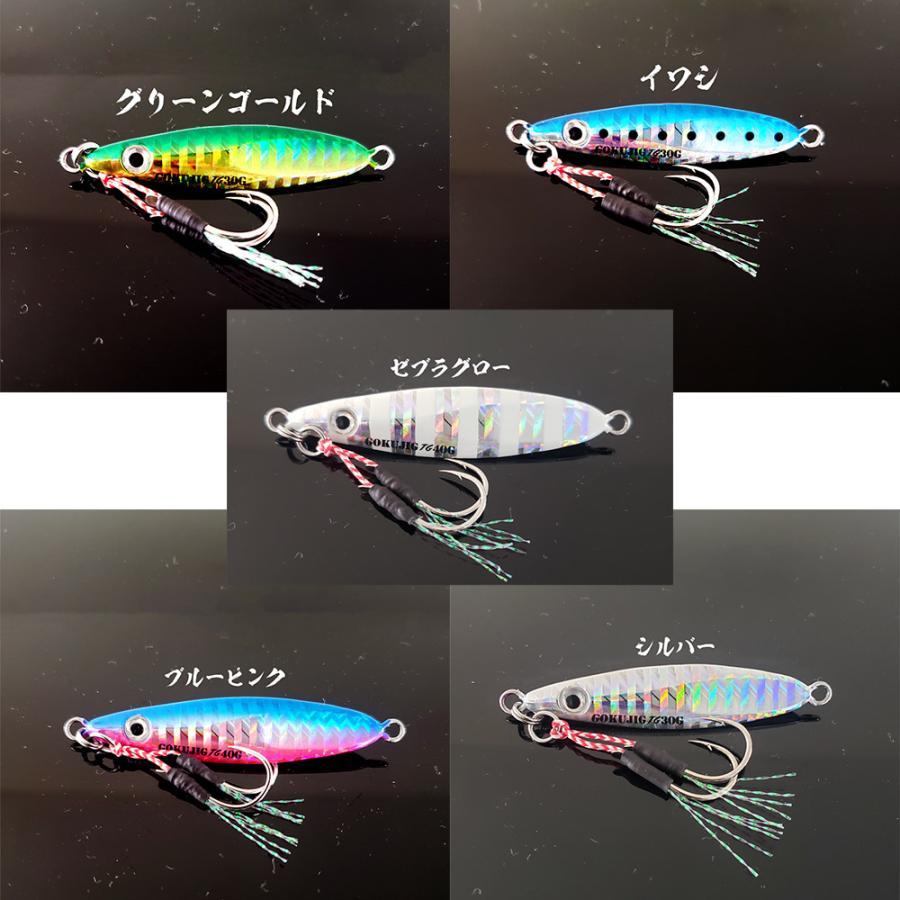 極ジグ　30g 40g TG 5色セット 極ジグ 30g 40g TG 5色セット 楽天市場】極ジグtgの通販