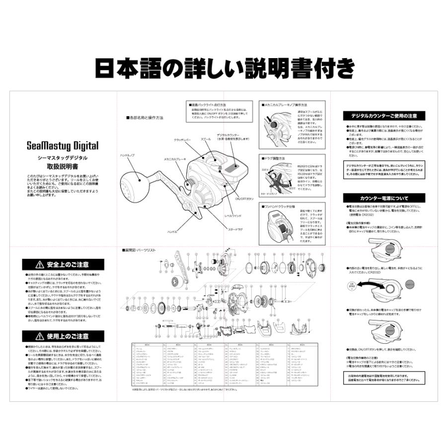 solfiesta タイラバロッド SPATHA 焔 692FMH ＆ デジタルカウンター付き ベイトリール セット (tairubberset-58)｜fishing-orange｜10