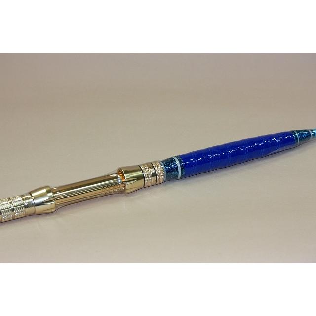 アリゲーター 当店オリジナル FP CAT-160（水色ラメ・ゴールドガイド