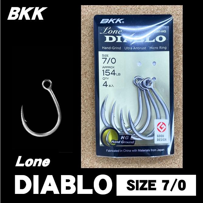 BKK LoneDIABLO(ローンディアブロ)#7/0 4本入り シングル BKK LoneDIABLO(ローンディアブロ)#7/0 4本入り シングル