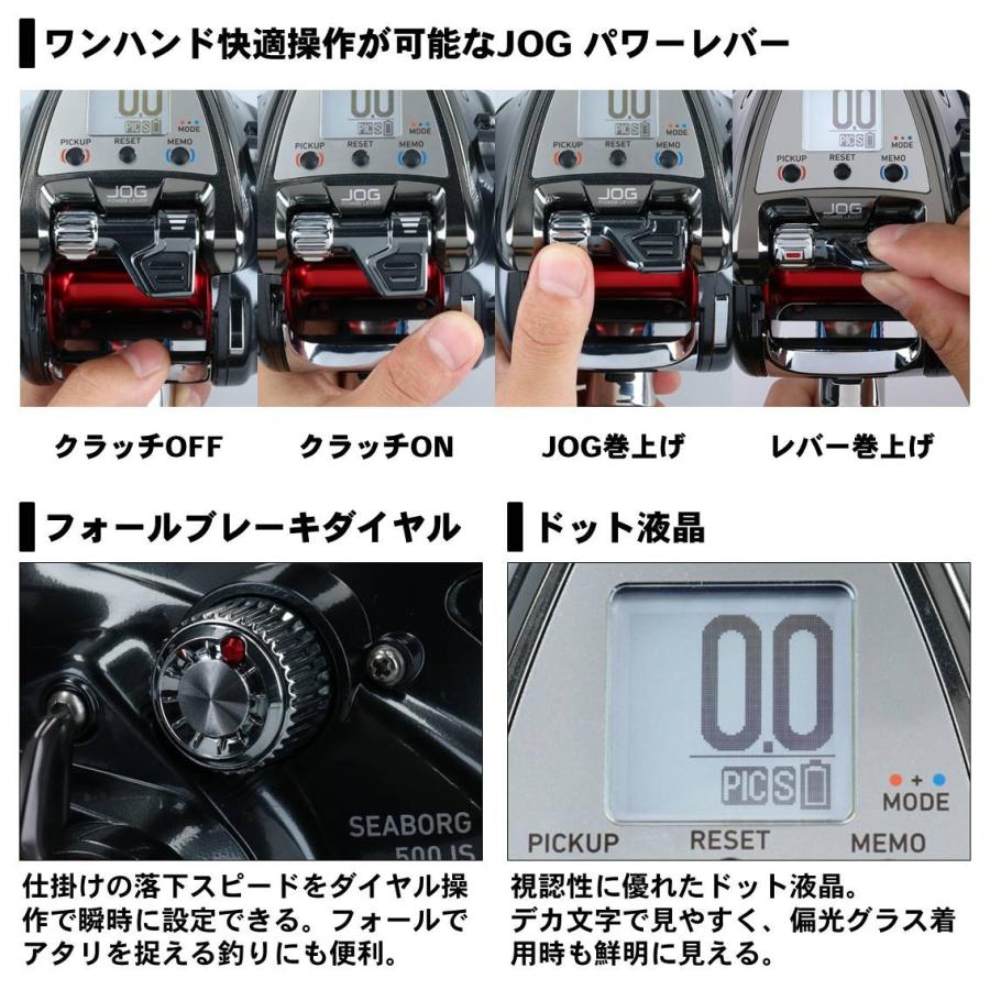 DAIWA（ダイワ） シーボーグ500JS 【19モデル】『糸を同時購入で糸巻き