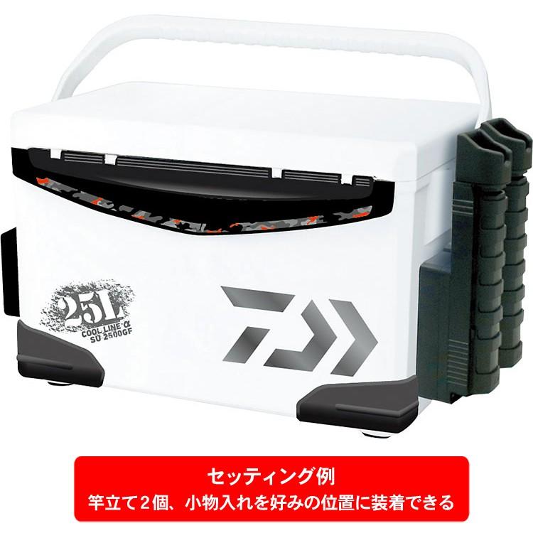 ダイワ クーラーボックス 25L クールラインα S2500GF グレー