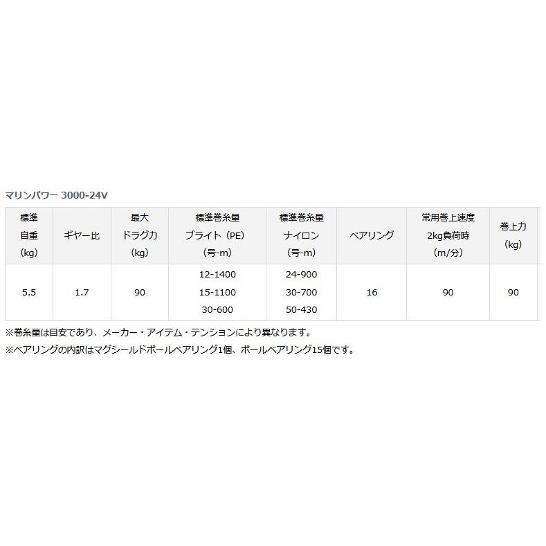 DAIWA（釣り） ダイワ マリンパワー3000-24V 【15モデル】『糸を同時 