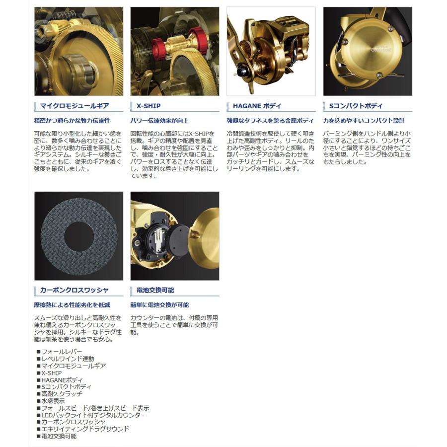 シマノ（SHIMANO） 18オシアコンクエストCT300PG 右ハンドル