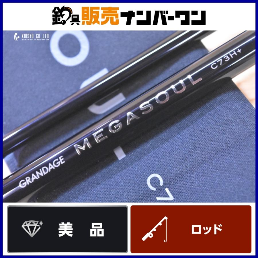 アピア グランデージ メガソウル C73H＋ ベイトロッド 2ピース APIA