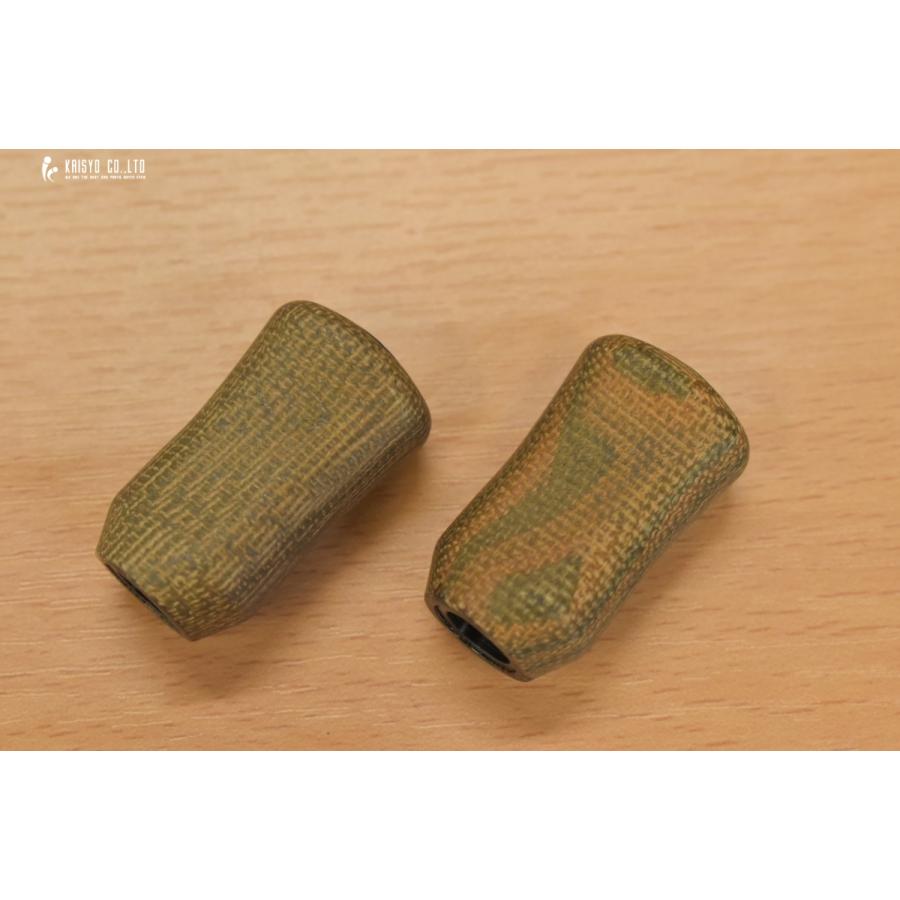 わたらせ樹脂工房製スタビライズドウッドノブ　右　シマノ用 わたらせ樹脂工房 スタビライズウッドノブ シマノ 右用 2点セット