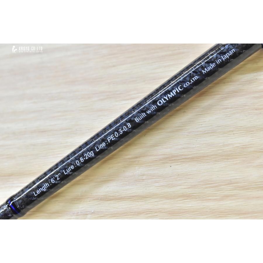 クリアブルー クリスター 62 クレイジスト スピニングロッド 2ピース