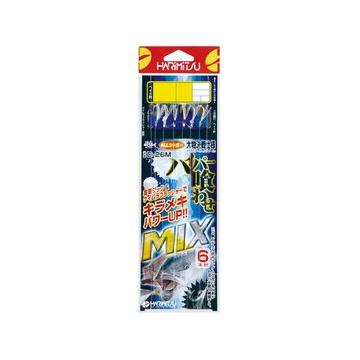 ハリミツ D-26M ハイパー喰わせMIX6本針 12号-8号 : フィッシング