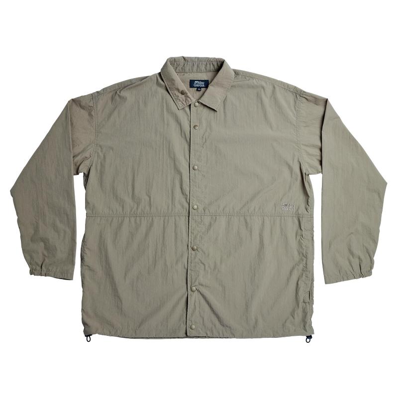 Abu Garcia アブ ガルシア ナイロンコーチジャケット ベージュ Lサイズ  