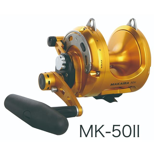 オクマ マカイラ OKUMA MAKAIRA MK-50II (J2) ゴールド / ゼニス 両軸