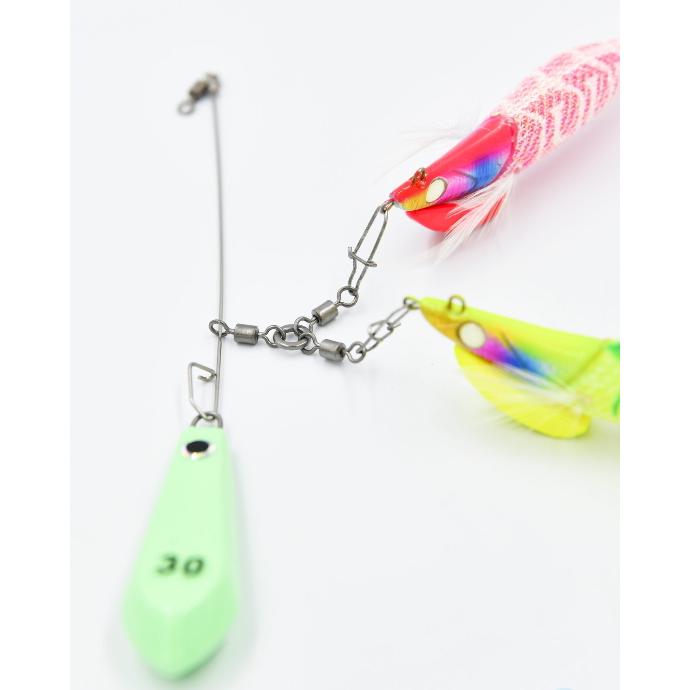 (セール) マルシン漁具 誘導 船タコスナップ2個入り M10ｃｍ / スナップ　/ メール便可｜fishing-tsuribitokan｜02