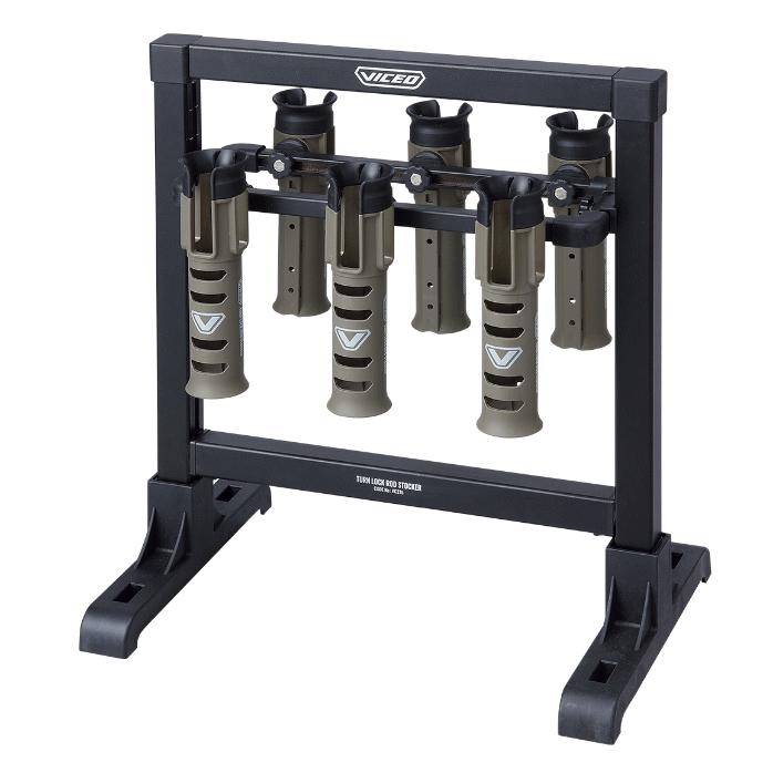 ビセオ VC2756OD ターンロックロッドストッカー 6本用(オリーブドラブ)VICEO ロッドスタンド[VC2756OD] 返品種別A PROX（プロックス） ターンロック ロッドストッカー ビセオロゴ 6本用