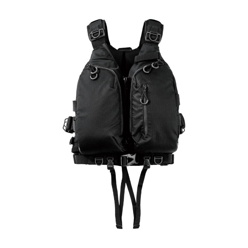 がまかつ マルチトレックPFD LE-915 ブラック フリーサイズ / 救命具 Gamakatsu（がまかつ） マルチトレックPFD LE-915 ブラック