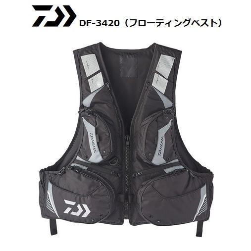 ダイワ フローティングベスト DF-3420 ブラック Lサイズ / 救命具 釣具 daiwa DAIWA（ダイワ） フローティングベスト DF-3420 ブラック L / 救命具