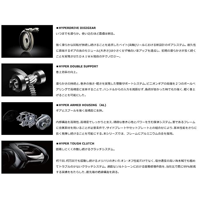 DAIWA(釣り) ベイトリール ダイワ 21 ティエラ A IC 150L-DH DAIWA(釣り) ベイトリール ダイワ 21 ティエラ A IC 150L-DH