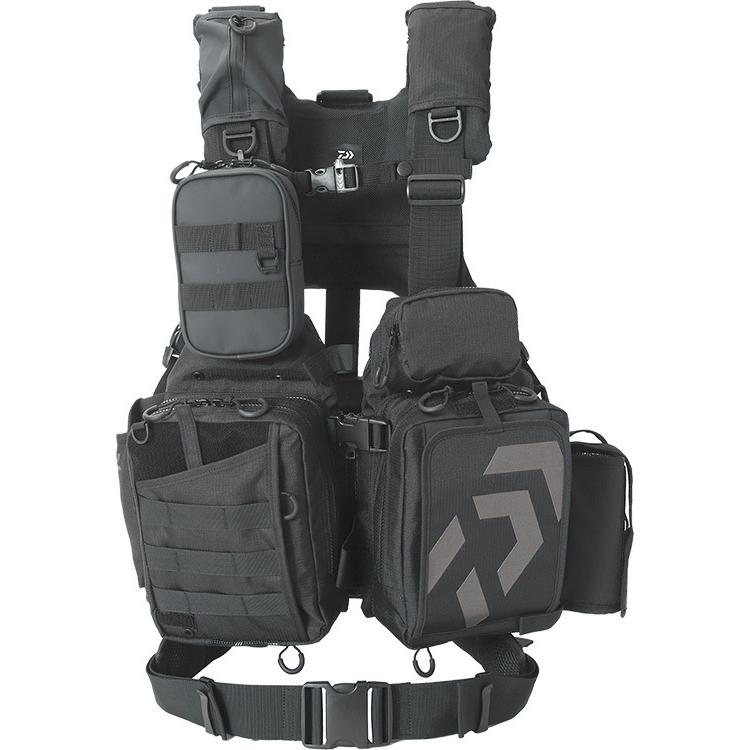 DAIWA ダイワ ベンチクールゲームベスト 美品 DAIWA（ダイワ） ベンチクールゲームベストV DF-6122 ジェットブラック