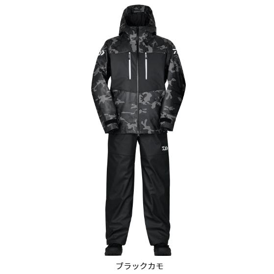 ダイワ PUオーシャン サロペット DW-6023 ブラックカモ Mサイズ DAIWA（ダイワ） PUオーシャン サロペット ウインタースーツ DW-6023