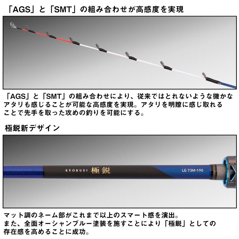 DAIWA(釣り) ダイワ 25 極鋭 LG 73M-190 / 船竿 daiwa 釣具 DAIWA(釣り) ダイワ 25 極鋭 LG 73M-190 / 船竿 daiwa 釣具