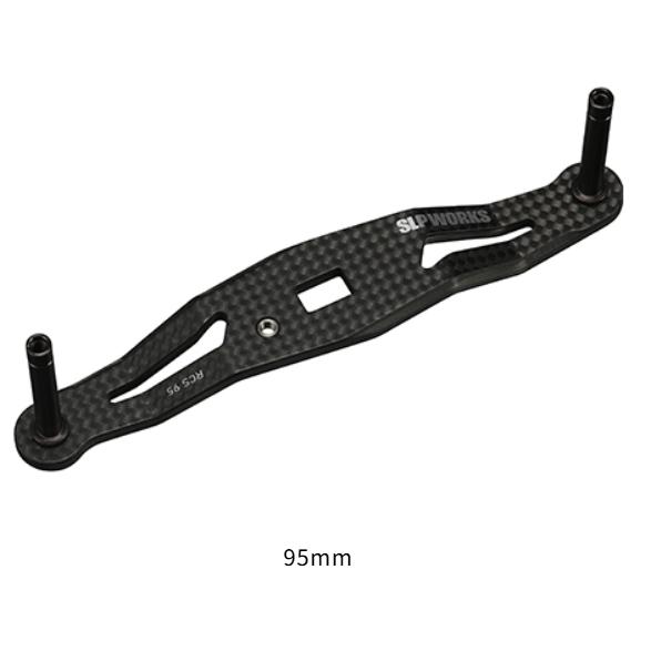 美品ダイワRCSカーボンハンドル95㎜ DAIWA（ダイワ） SLPW 25RCSB 95mm カーボンライトクランクハンドル