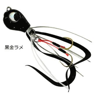RUDIE'S（ルーディーズ） 魚子ラバ 3.0g #黒金ラメ｜マイクロタイラバ