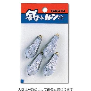 おタカ タカタ パックオモリ 六角型 50号 1袋 1個入 / 釣れルンです おもり 錘