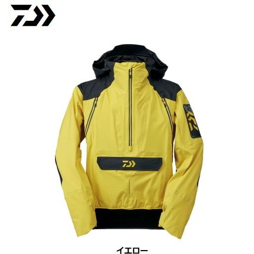 ダイワ レインマックスR スモックトップ DR-23009J イエロー Mサイズ / 釣具 daiwa DAIWA（ダイワ） レインマックスR スモックトップ DR-23009J イエロー