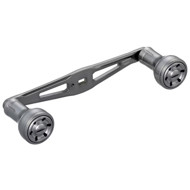 シマノ（SHIMANO） 夢屋 ダブルハンドルアルミノブ 60mm グレー 釣具