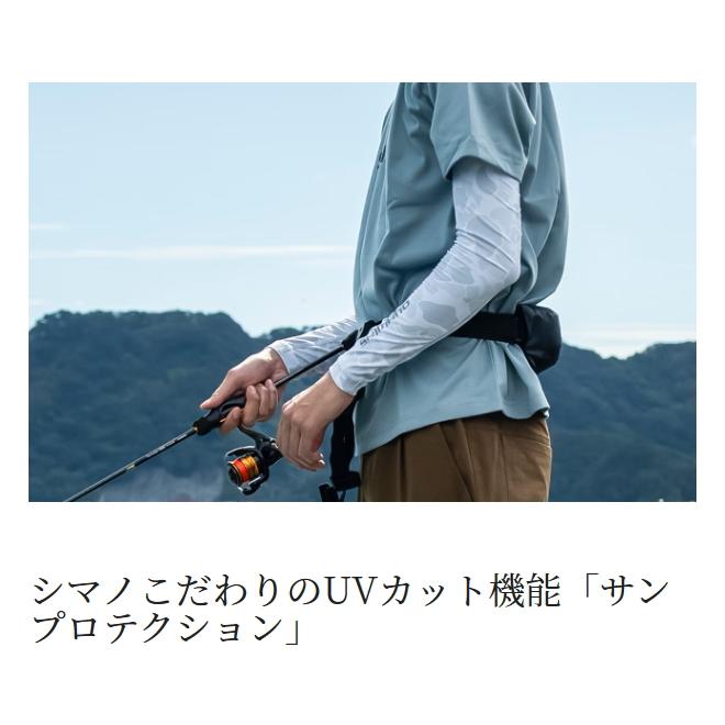 シマノ アームカバー AC-004V ブラックカモ Mサイズ / shimano 釣具 メール便可｜fishing-tsuribitokan｜02