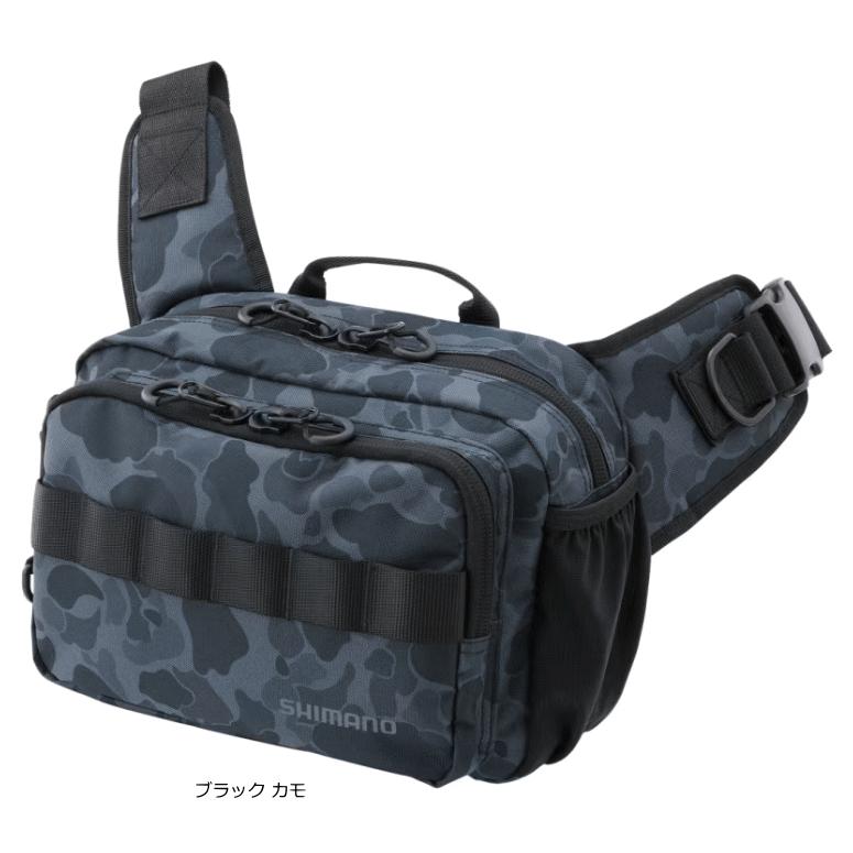 シマノ（SHIMANO） ショルダーバッグ BS-021T ブラックカモ / タックル