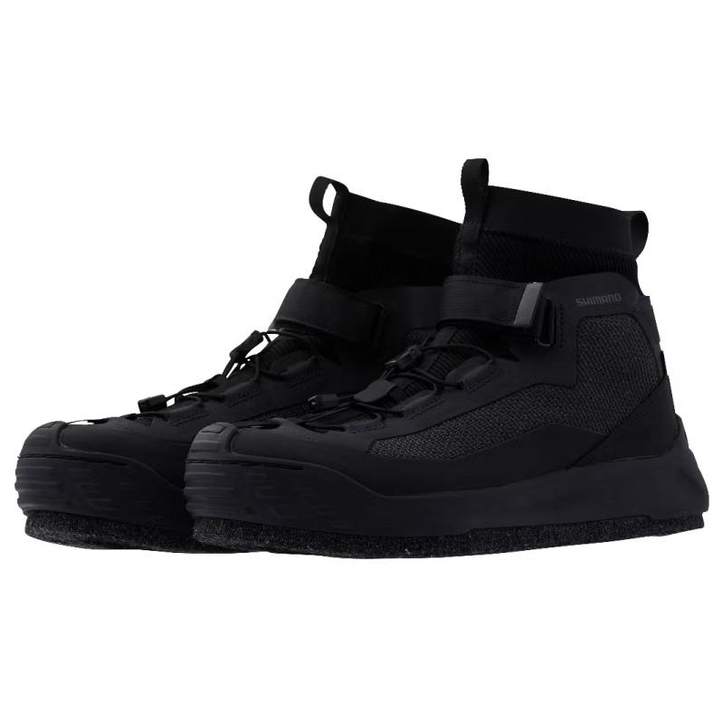 シマノ ドライロックシューズ カットラバーピンフェルト チャコール FS-020X (フェルトシューズ 釣り)【送料無料】 シマノ（SHIMANO） ドライロックシューズ カットラバーピンフェルト FS