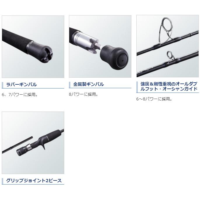 シマノ 20 ゲームタイプJ S60-3 スピニングモデル / ジギングロッド / shimano｜fishing-tsuribitokan｜03