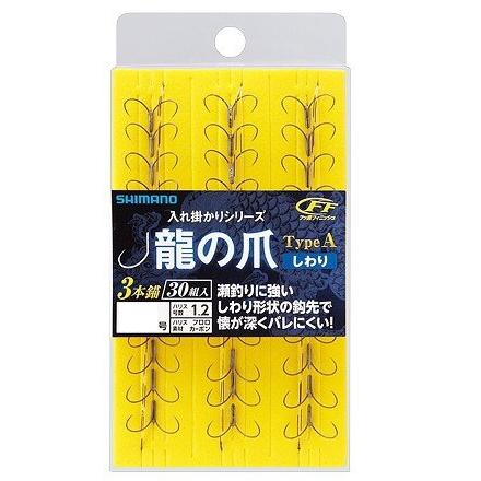 シマノ 龍の爪 TYPE-A 3本錨 RG-A24N 30組 7.5号 / 鮎友釣り用品