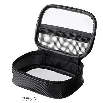 SHIMANO リール2個とその他釣具小物 シマノ（SHIMANO） フルオープンポーチ PC−023I ブラック / ウキ 小物