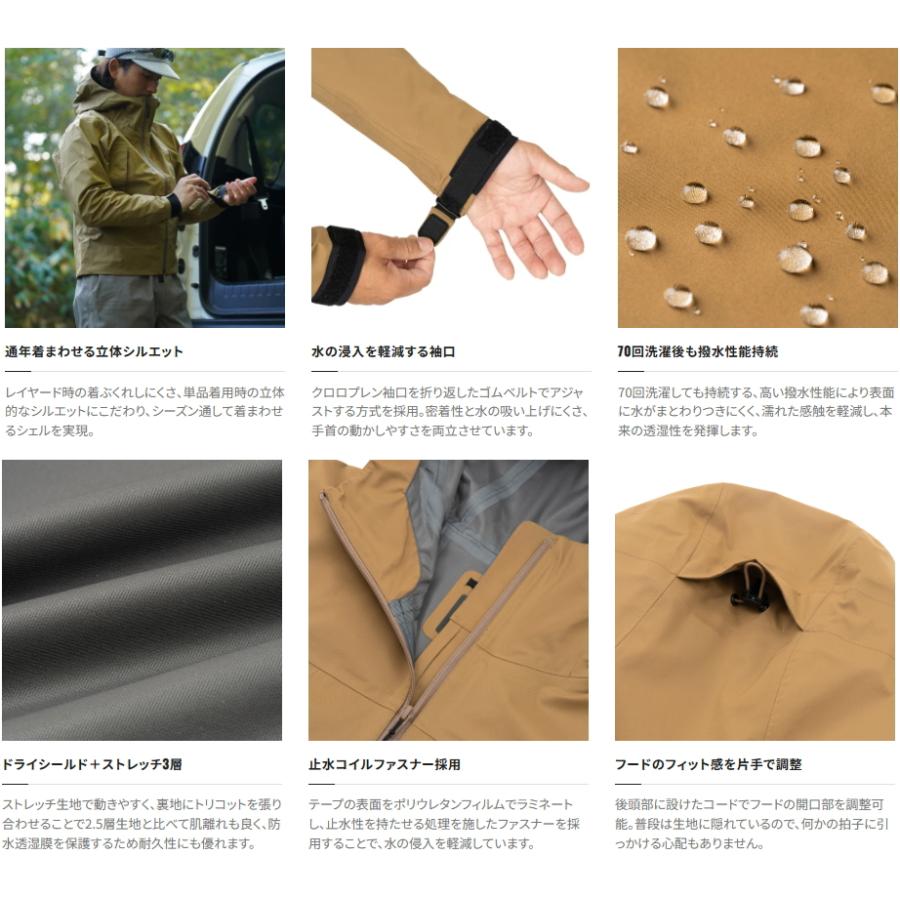 シマノ ショートレイン ジャケット RA-025W ネイビー XLサイズ シマノ ショートレイン ジャケット RA-025W ネイビー XLサイズ