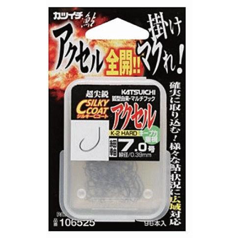 カツイチ 鮎掛け針 アクセル 8号 / アユ 友釣り ハリ 針 仕掛 釣具