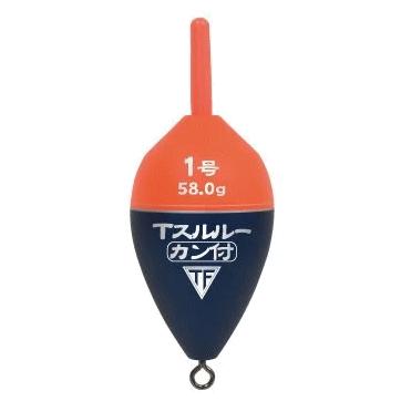 釣研 T-スルルー カン付き 5B スカーレット / SFG スーパーフカセ