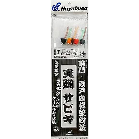 Hayabusa（ハヤブサ） 真鯛サビキ 豆イカMIXバグレインボーケイムラ留