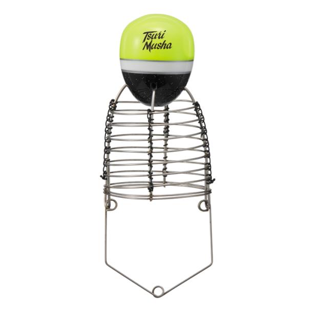 釣武者 フカセ飛びカゴ urala Sサイズ イエロー : 釣人館ますだヤフー