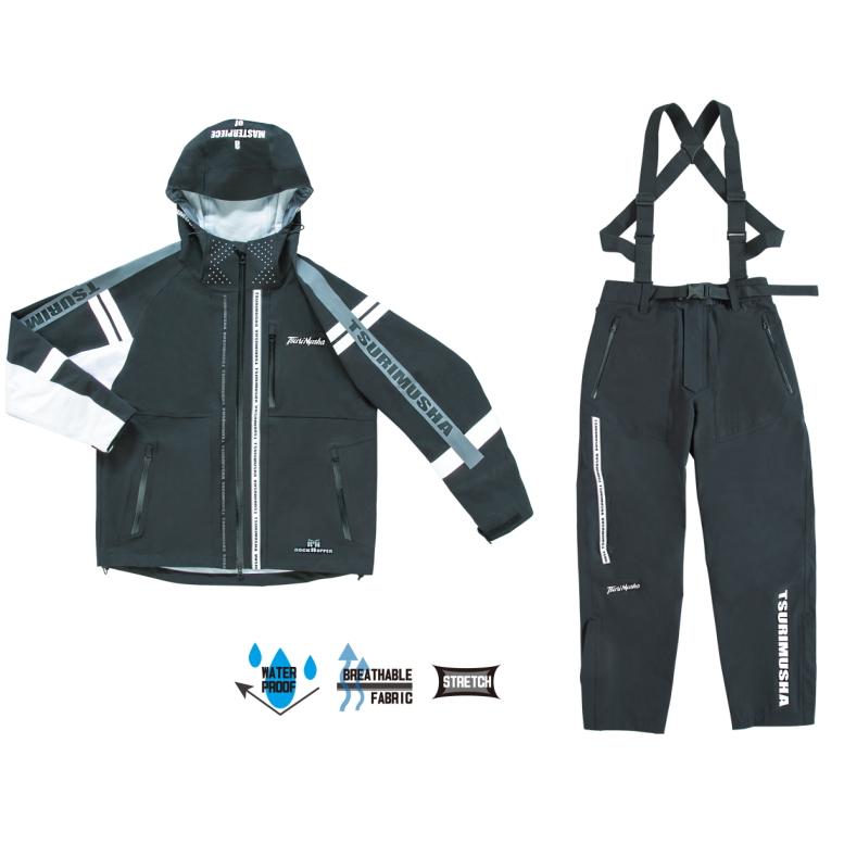 がまかつ ドライスーツ ウェア ブラック L サンライン 釣武者 がまかつ ドライスーツ ウェア ブラック L サンライン 釣武者 【公式通販】