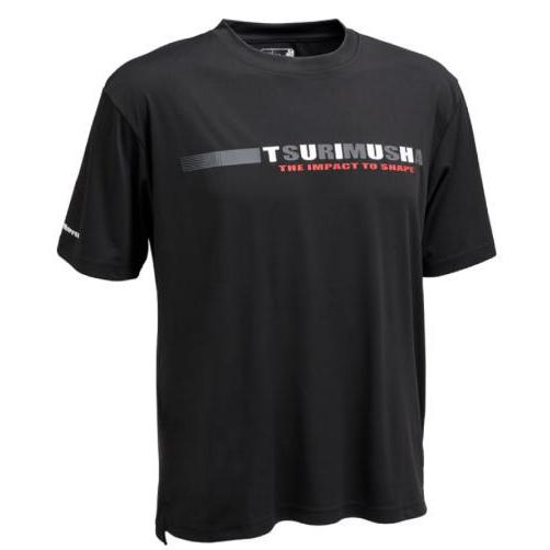 釣武者 アクティブドライTシャツ ブラック Sサイズ｜ウェア｜釣具
