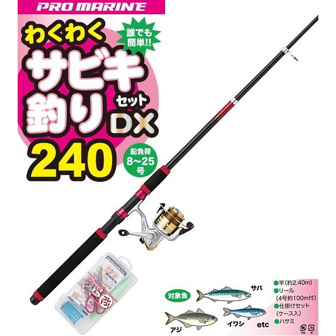 プロマリン（PRO MARINE） わくわくサビキ釣りセットDX 240 / SALE