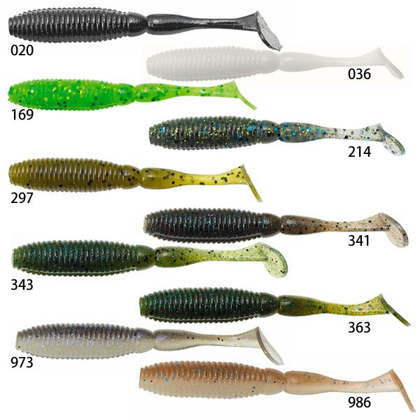 ティムコ ゲーリー スーパーグラブシャッド 3in ブラックバスワーム 人気新品入荷