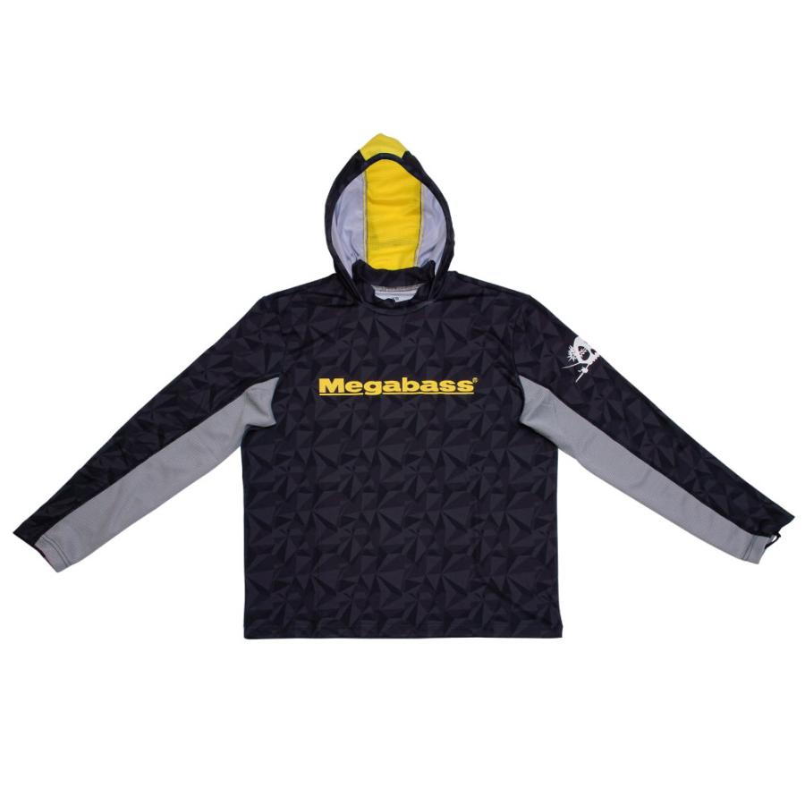 値下げ！！メガバス　ウェア　フィッシング　Lサイズ Megabass（メガバス） ゲームフーディ GAME HOODIE ブラック