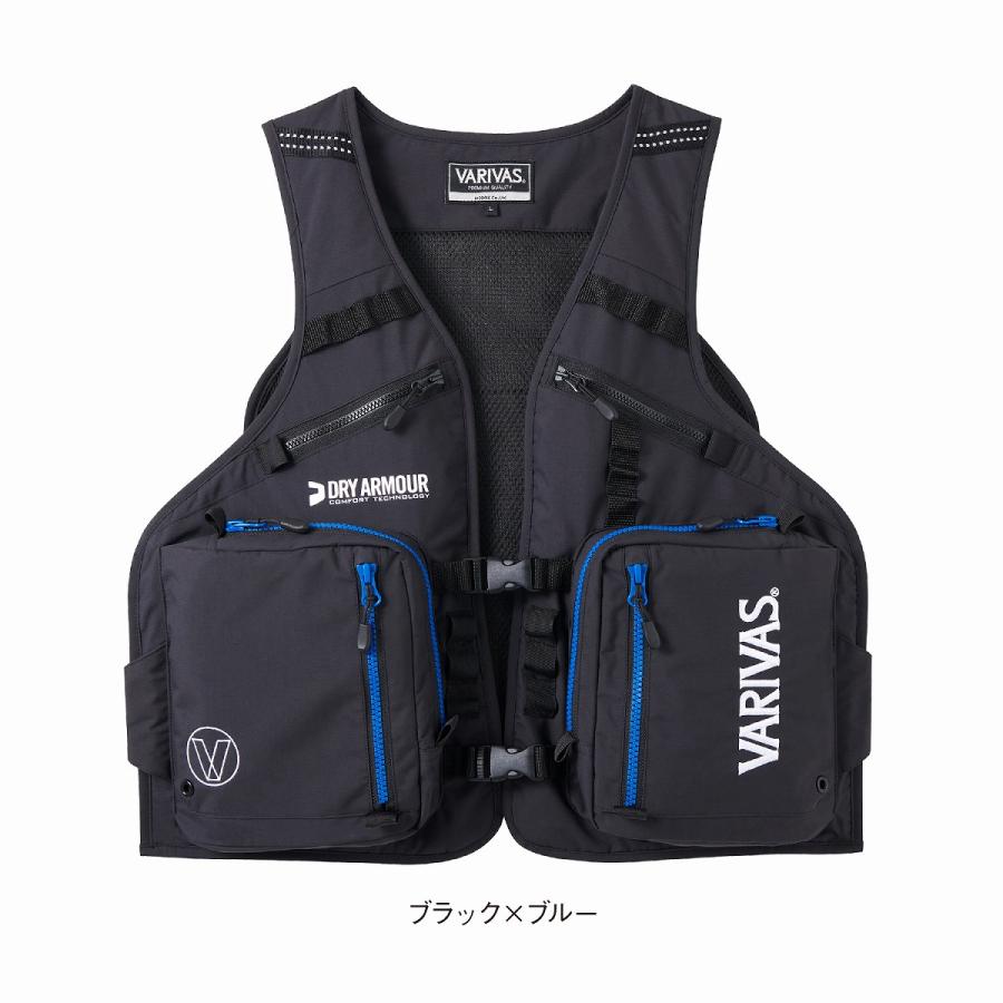 VARIVAS（バリバス） アクティブベスト ブラック×ブルー VAVT-05