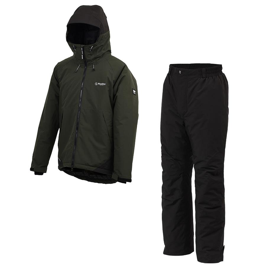 リバレイ RLストレッチウォームスーツ オリーブ #6450 (防寒着 上下