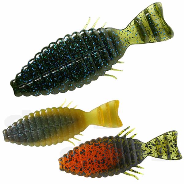 deps（デプス） ブルフラット Fエコ 5.8in (ブラックバスワーム) ゆう
