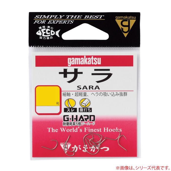 Gamakatsu（がまかつ） G-HARDサラ グレー (淡水バラ針) ゆうパケット